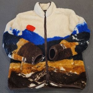 ORIGINAL USE Sherpa Landscape Zip Up Jacket